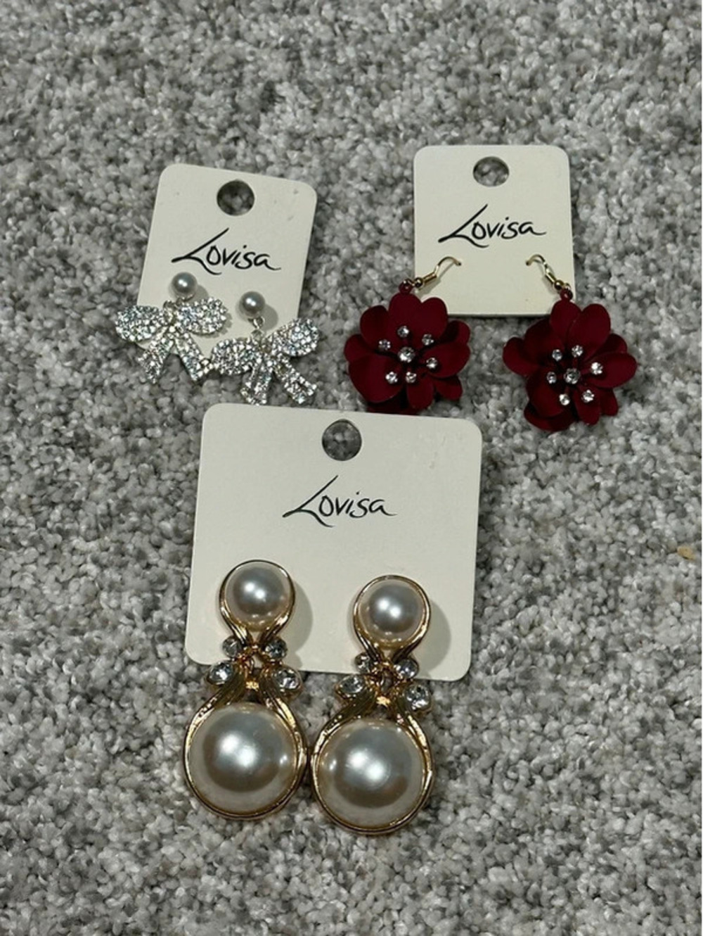 Lovisa Statement Earrings Bundle – 3 Pairs